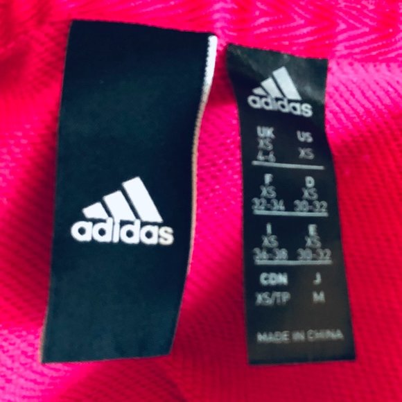 Adidas full zip hoodie Magenta-XS - Picture 9 of 10